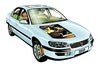 Checking Tire Condition Vauxhall Omega 1994 - 1999