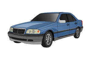 Checking screen wash Mercedes-Benz C-Class 1993 - 2000
