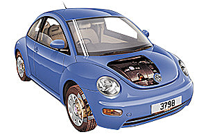 Checking Tire Condition Volkswagen New Beetle 1999 - 2007
