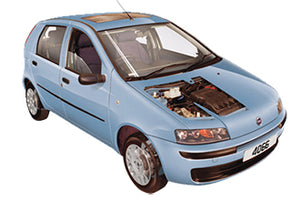 Fusebox and diagnostic socket locations Fiat Punto 1999 - 2003