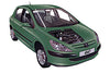 Battery check Peugeot 307 2001 - 2008