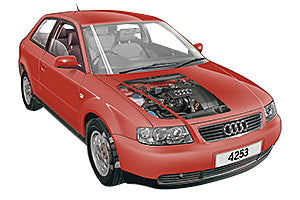 Fusebox and diagnostic socket locations Audi A3 1996 - 2003