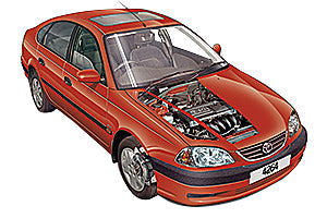 Battery check Toyota Avensis 1998 - 2003
