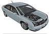 Fusebox and diagnostic socket locations Vauxhall Vectra 2002 - 2005