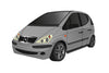 Fusebox and diagnostic socket locations Mercedes-Benz A-Class 1998 - 2004