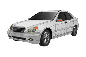 Checking Tire Condition Mercedes-Benz C-Class 2001 - 2004