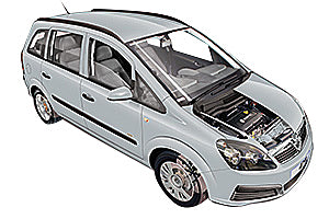 Checking Tire Condition Vauxhall Zafira 2005 - 2009