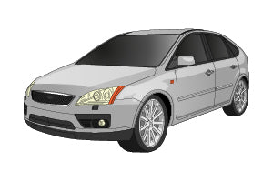 Opening the bonnet Ford Focus 2005 - 2011