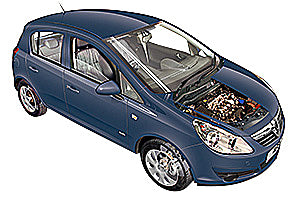 Checking Tire Condition Vauxhall Corsa 2006 - 2010
