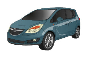 Final checks Opel Meriva 2003 - 2010