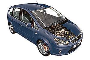 Fusebox and diagnostic socket locations Ford C-Max 2003 - 2010
