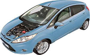 Fusebox and diagnostic socket locations Ford Fiesta 2008 - 2012