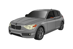Fusebox and diagnostic socket locations BMW 1-Series 2004 - 2011