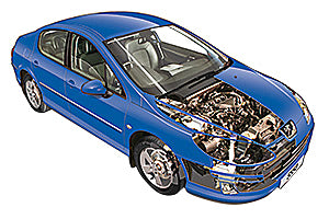 Checking Tire Condition Peugeot 407 2004 - 2011
