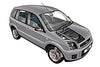 Battery check Ford Fusion 2002 - 2012