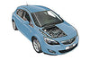 Battery check Vauxhall Astra 2009 - 2013