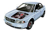 Fusebox and diagnostic socket locations Audi A4 1995 - 2000