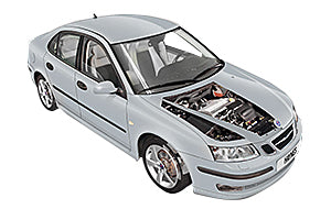 Checking Tire Condition Saab 9-3 2002 - 2007