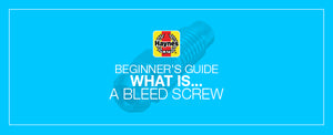 What is a bleed screw in your car?