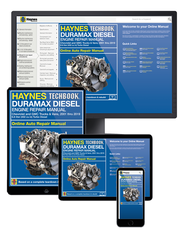 Haynes Duramax Chevrolet GMC engine