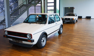 Early Rabbit/Golf at VW museum in Germany