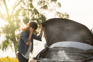 overheating car break down