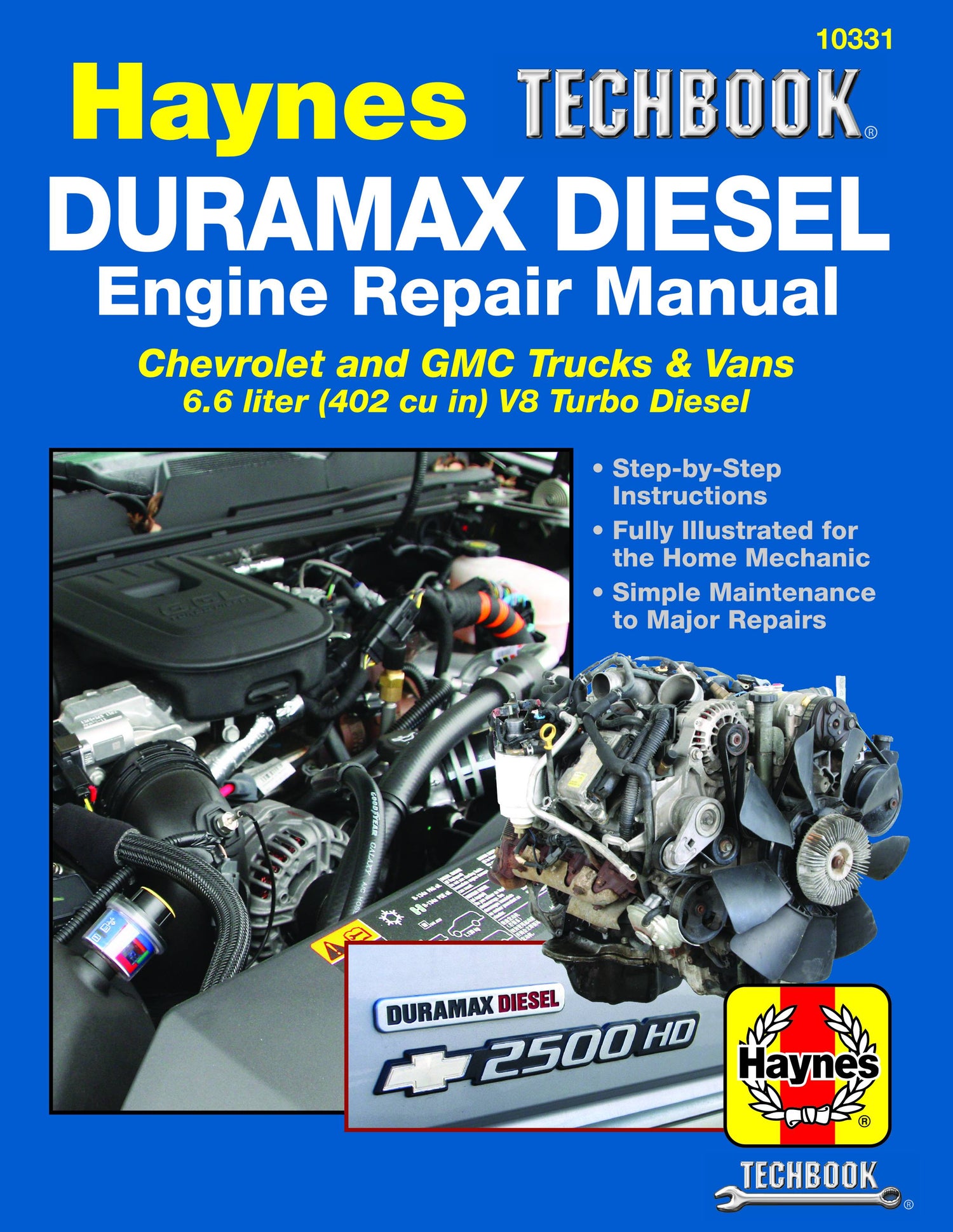Duramax Diesel Engine for Chevrolet & GMC Trucks and Vans (01-19) Haynes Techbook