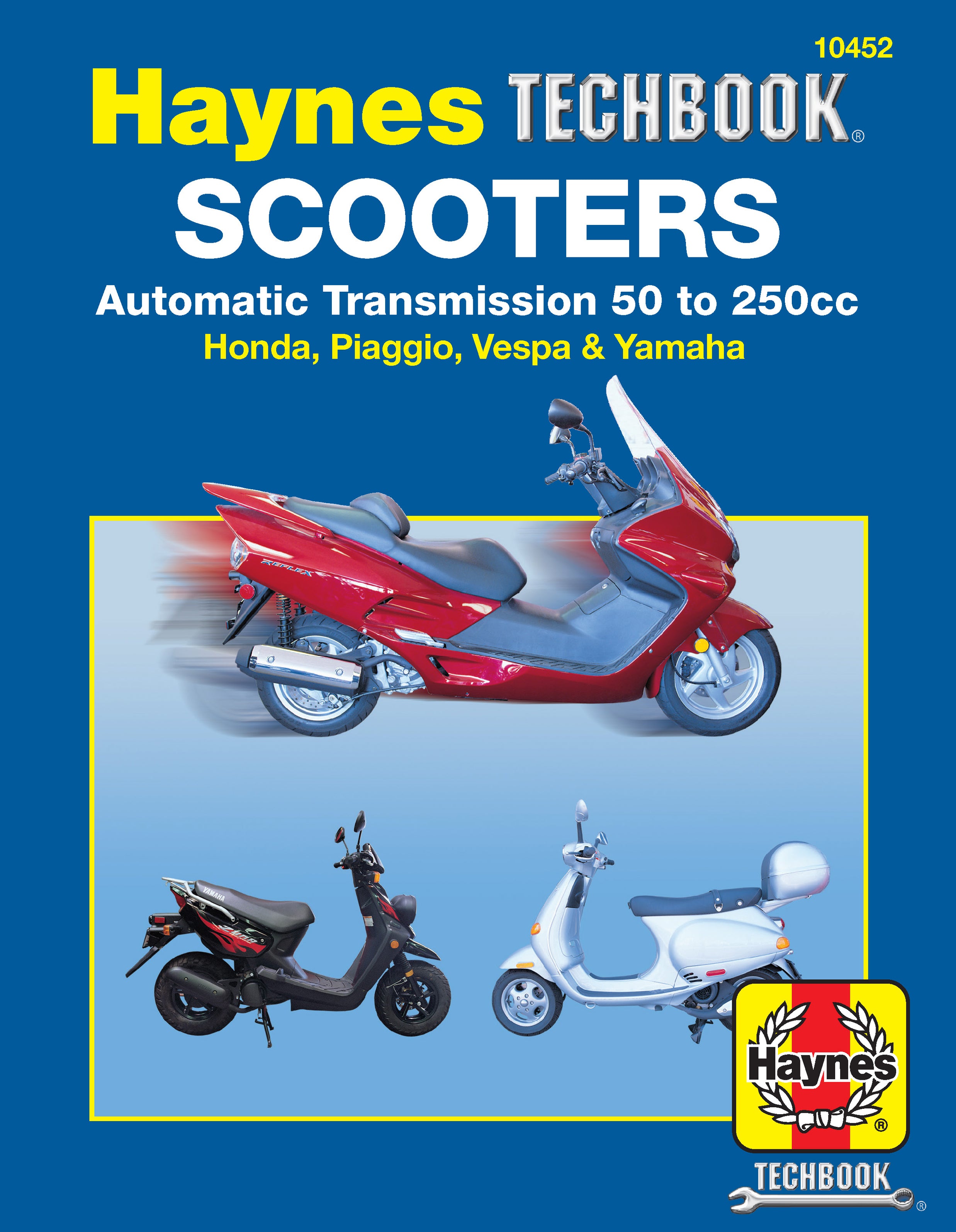 Vespa Service & Repair Manual By Haynes – Covers 125, 150, 200, LML, Piaggio Stars – 0707