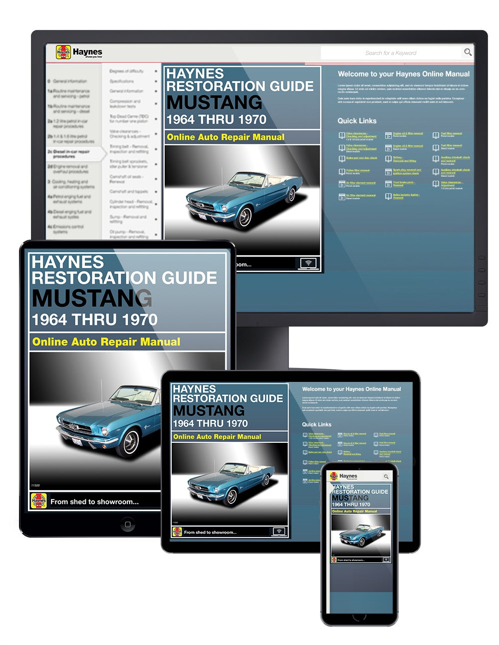 Ford Mustang Restoration Guide 1964-1/2 thru 1970 Haynes Online Manual