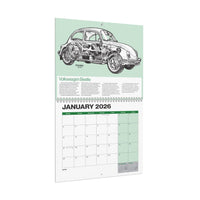 Haynes Classic Car Wall Calendar 2026