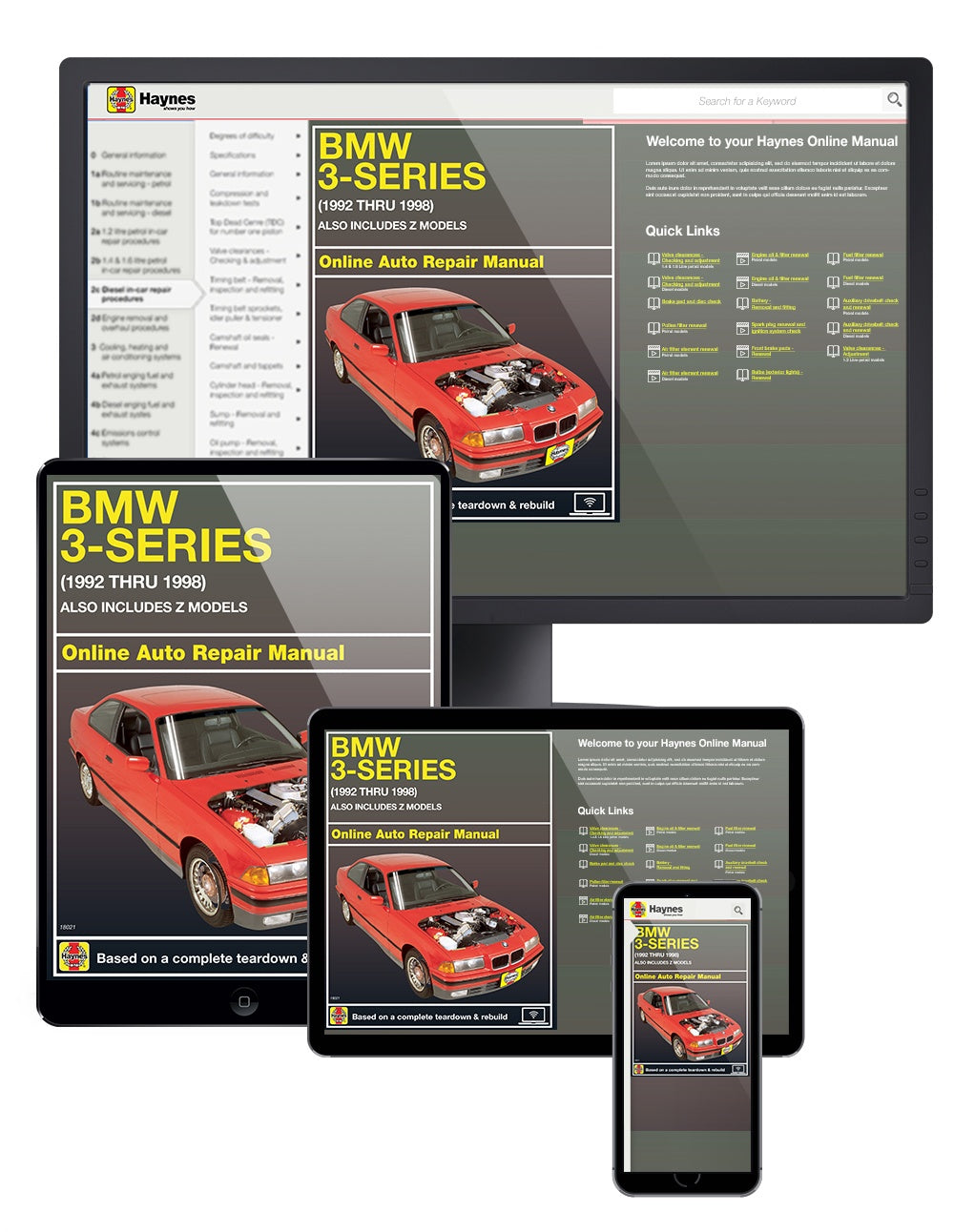 BMW 3 Series (92-98) & Z3 (96-98) Haynes Repair Manual