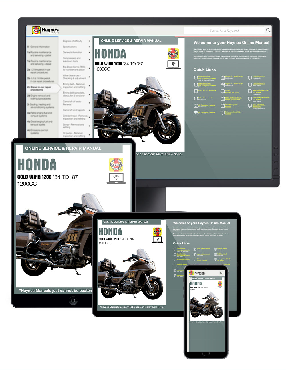 Honda Gold Wing 1200 (84-87) Haynes Repair Manual