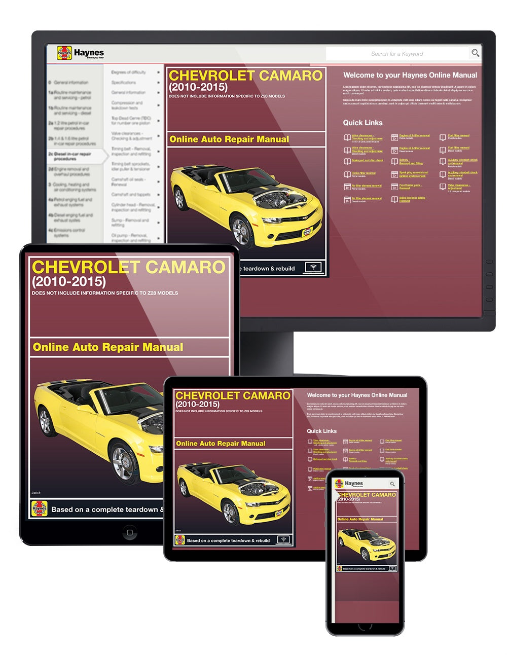 Chevrolet Camaro 2010-2015 Haynes Repair Manual