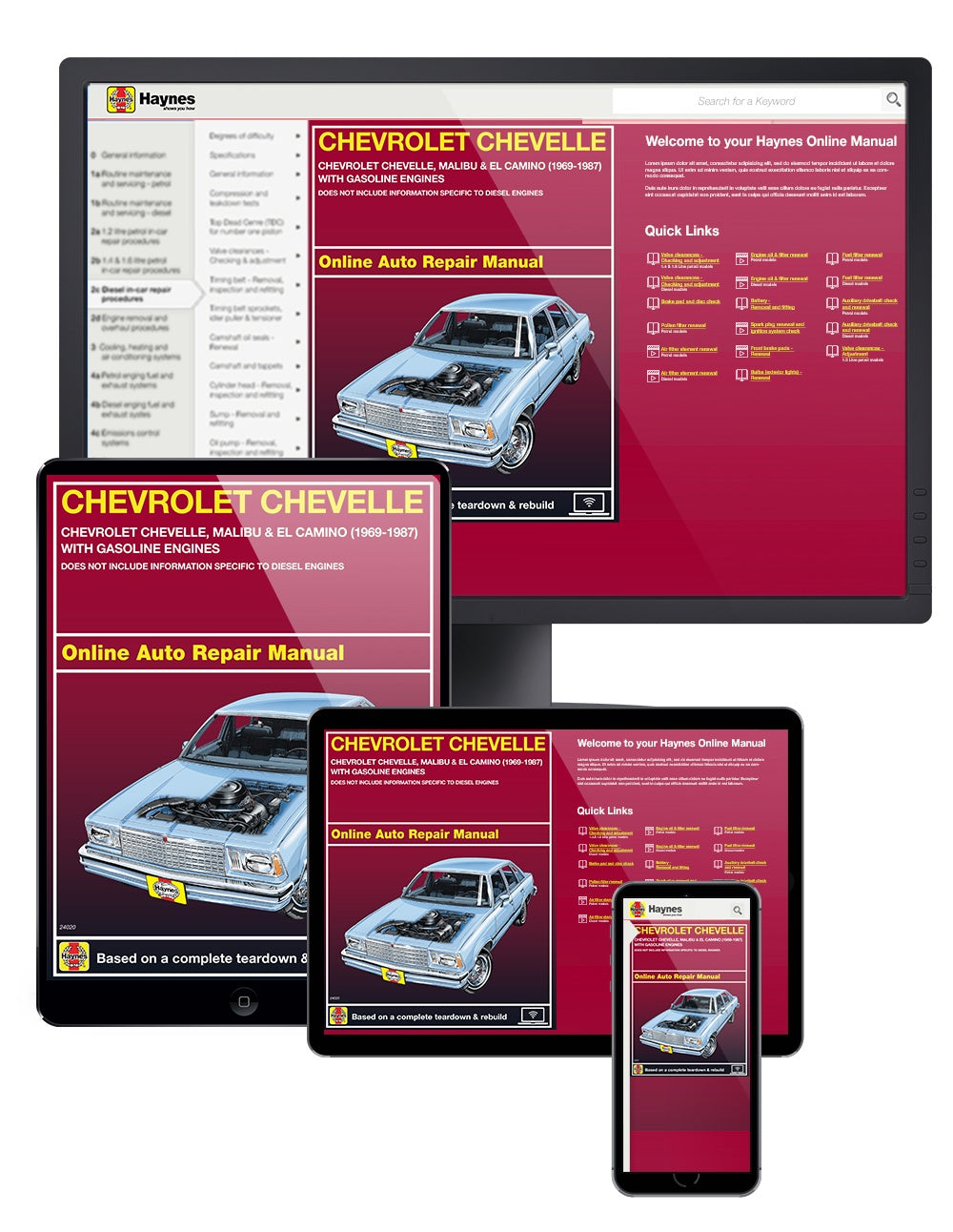 Chevrolet Chevelle, Malibu & El Camino (69-87) Haynes Repair Manual