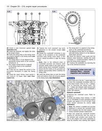 Sample page for the Haynes repair manual for the Chevrolet Colorado 2015 thru 20202