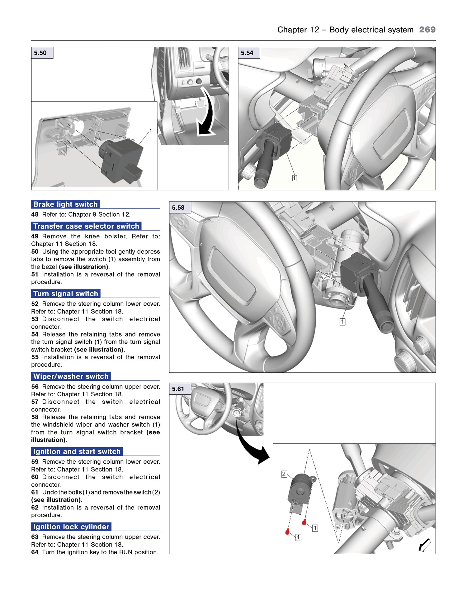 Sample page for the Haynes repair manual for the Chevrolet Colorado 2015 thru 20202