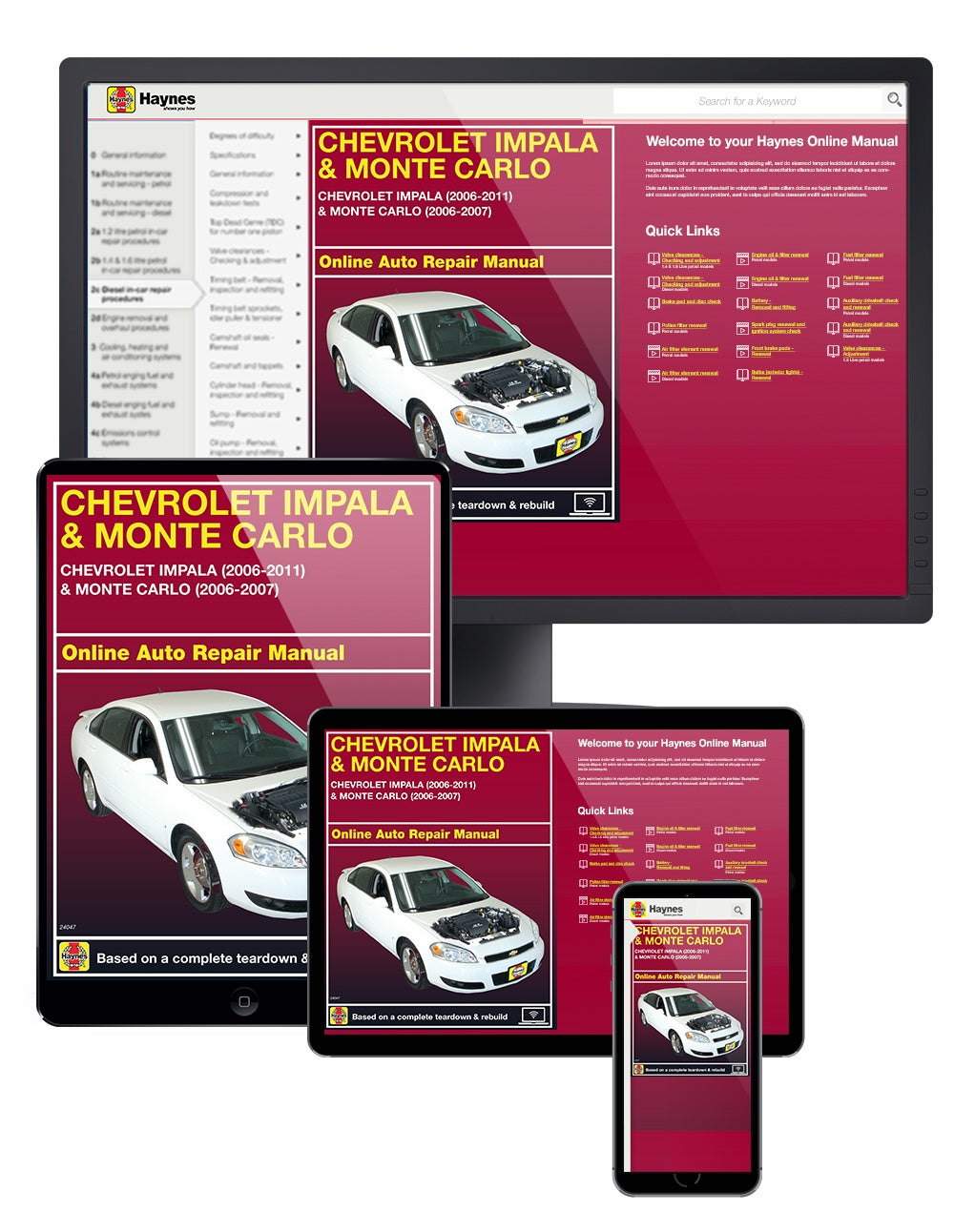 Chevrolet Impala (06-11) & Monte Carlo (06-07) Haynes Repair Manual