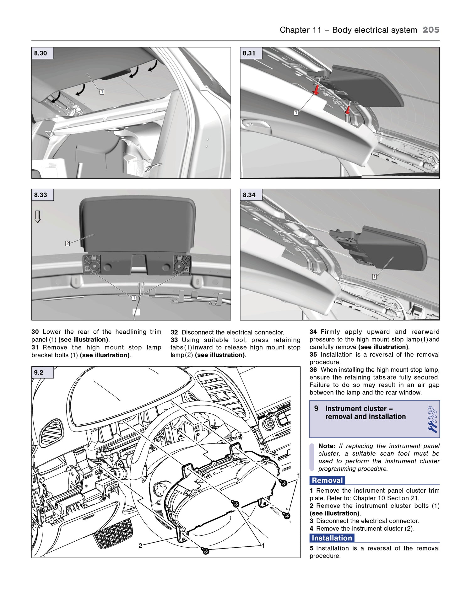 Sample page for the Chevrolet Impala 2014 2020 Haynes Repair Manual
