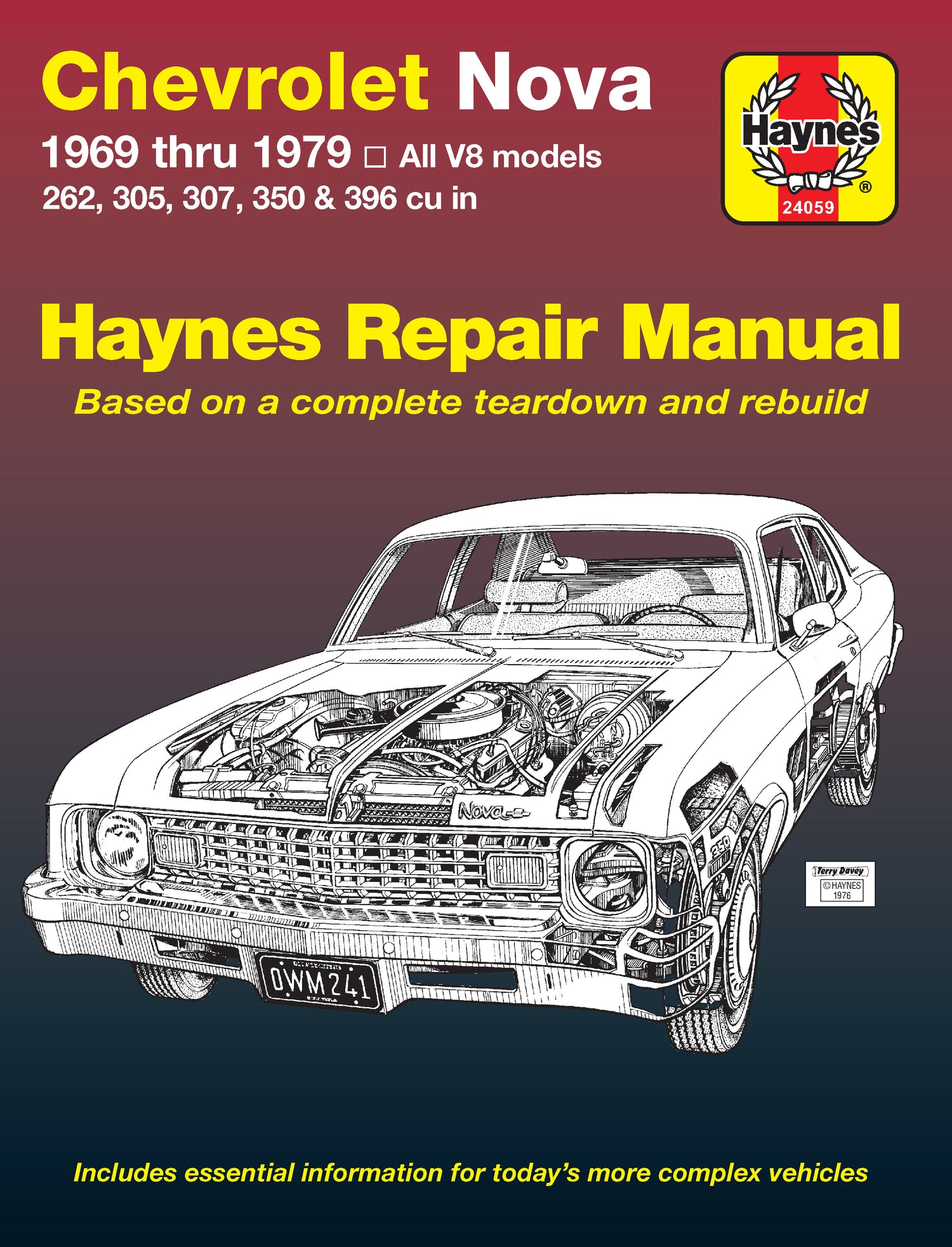 Chevrolet Nova (69-79) V8 Haynes Repair Manual