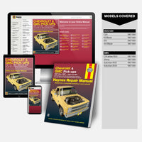Chevrolet and GMC Pick Ups Haynes Repair Manual Book and Online Bundle