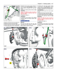 Step-by-step brake replacement instructions from GMC Sierra 2500/3500 Haynes Repair Manual 2020–2024.