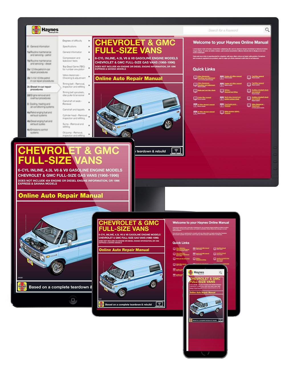 Chevrolet & GMC Full-size Gas Vans (68-96) Haynes Repair Manual