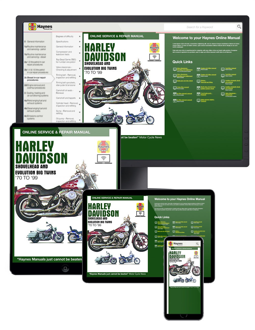 Harley-Davidson Shovelhead & Evolution Big Twins (70-99) Haynes