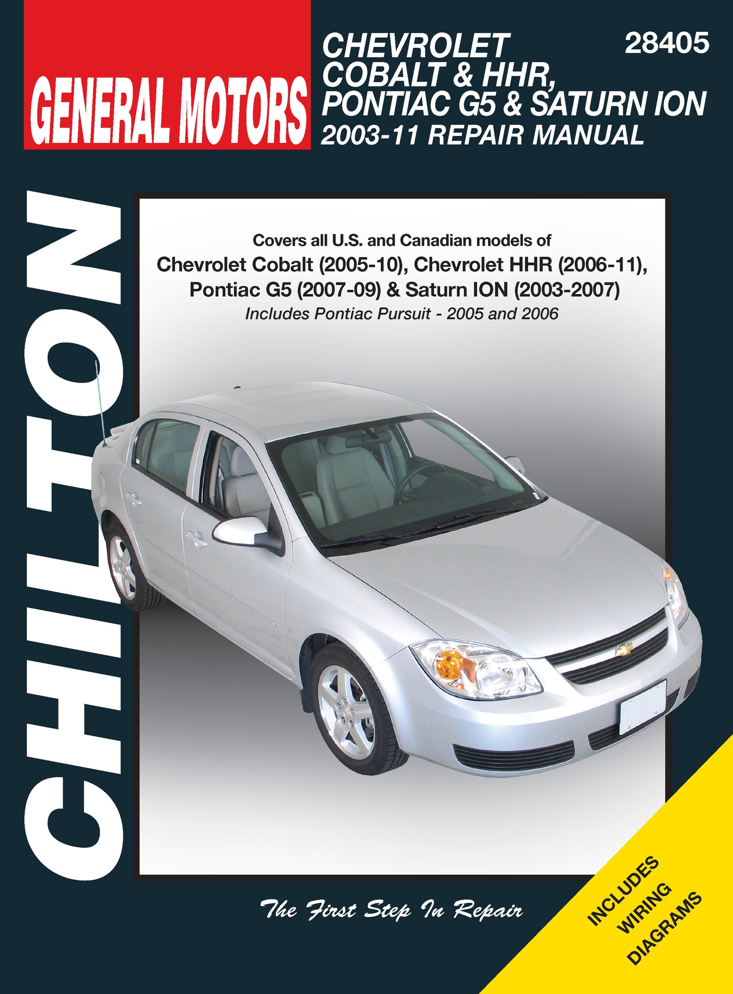 Front cover of a Chilton repair manual