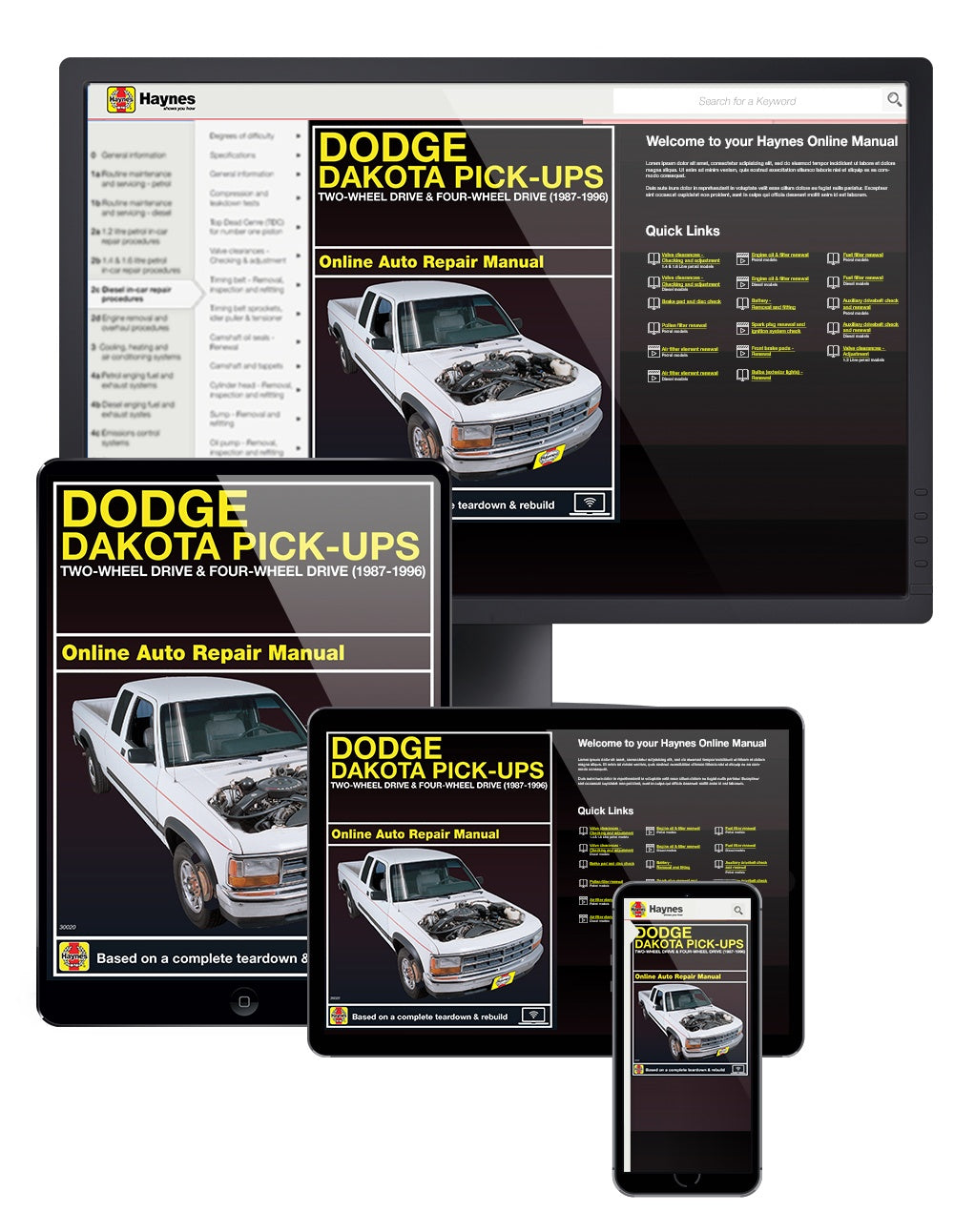 Dodge Dakota Pick-up (87-96) Haynes Repair Manual – Haynes Manuals