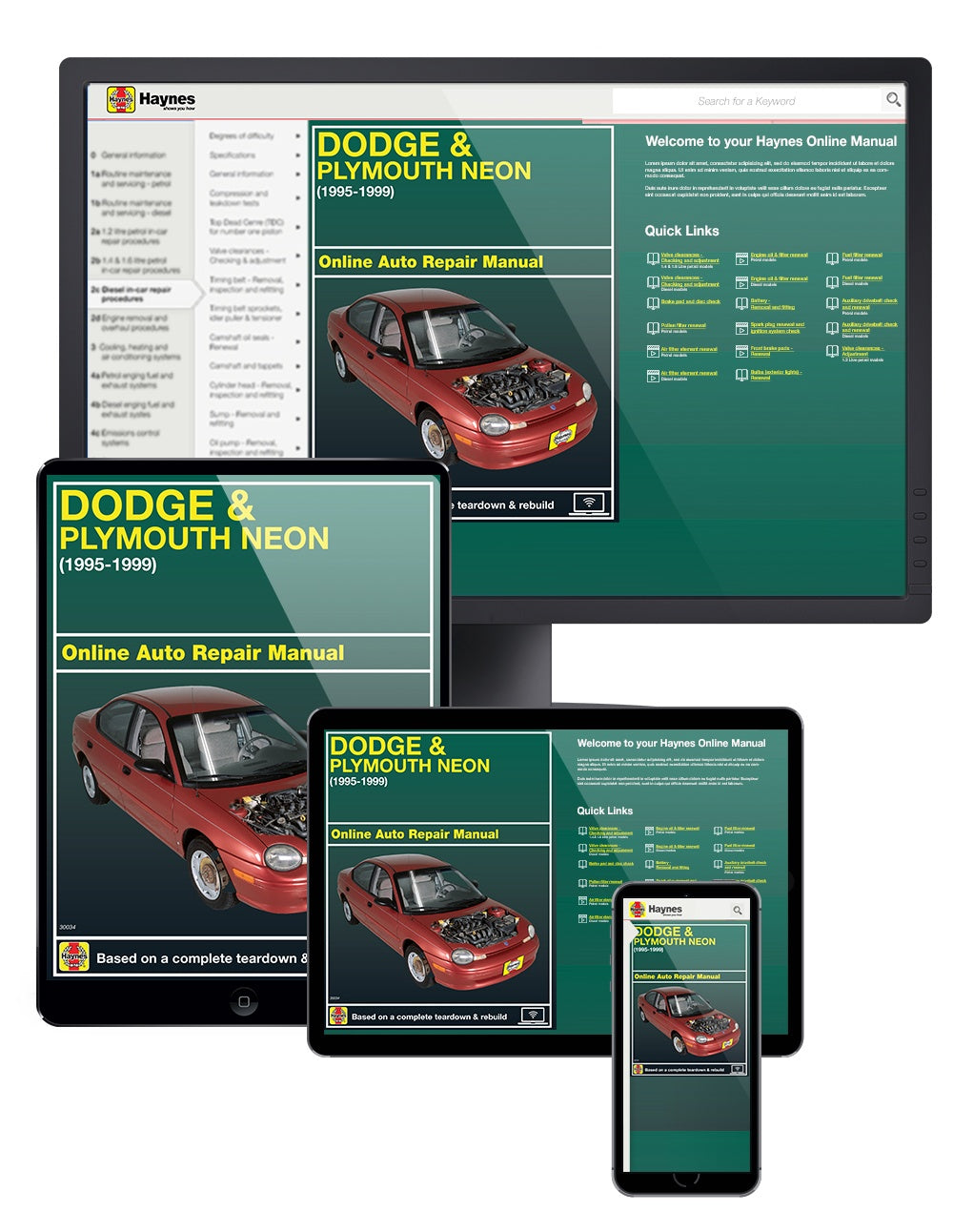 Dodge & Plymouth Neon (95-99) Haynes Repair Manual