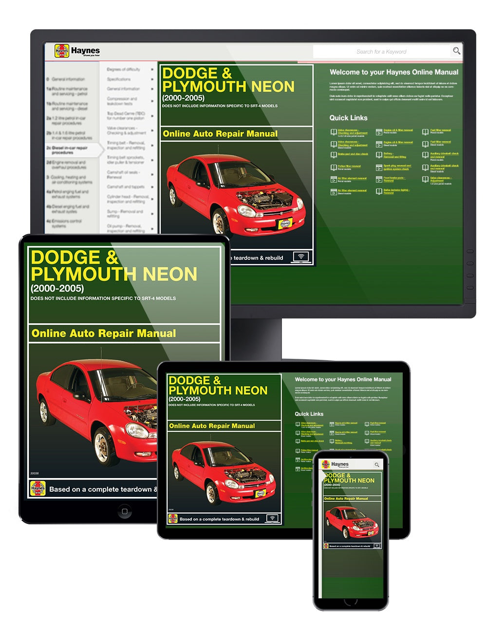 Dodge & Plymouth Neon (00-05) Haynes Repair Manual
