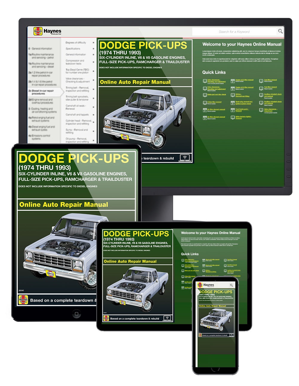Dodge Ramcharger & Trailduster Full-Size Pick-ups (74-93) Haynes Repair Manual