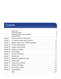 Ram 1500 DT Contents page