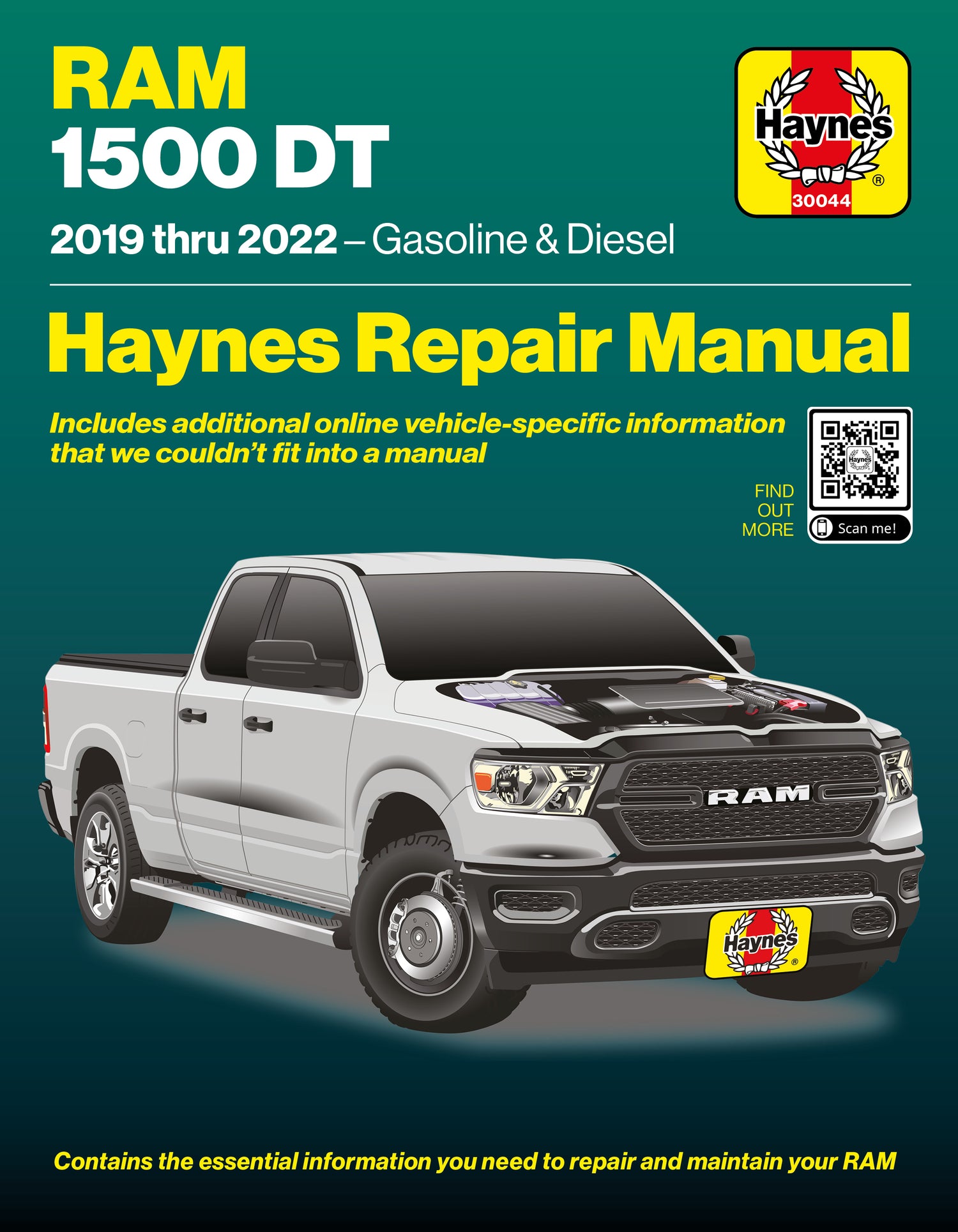 Front cover of a Haynes repair manual